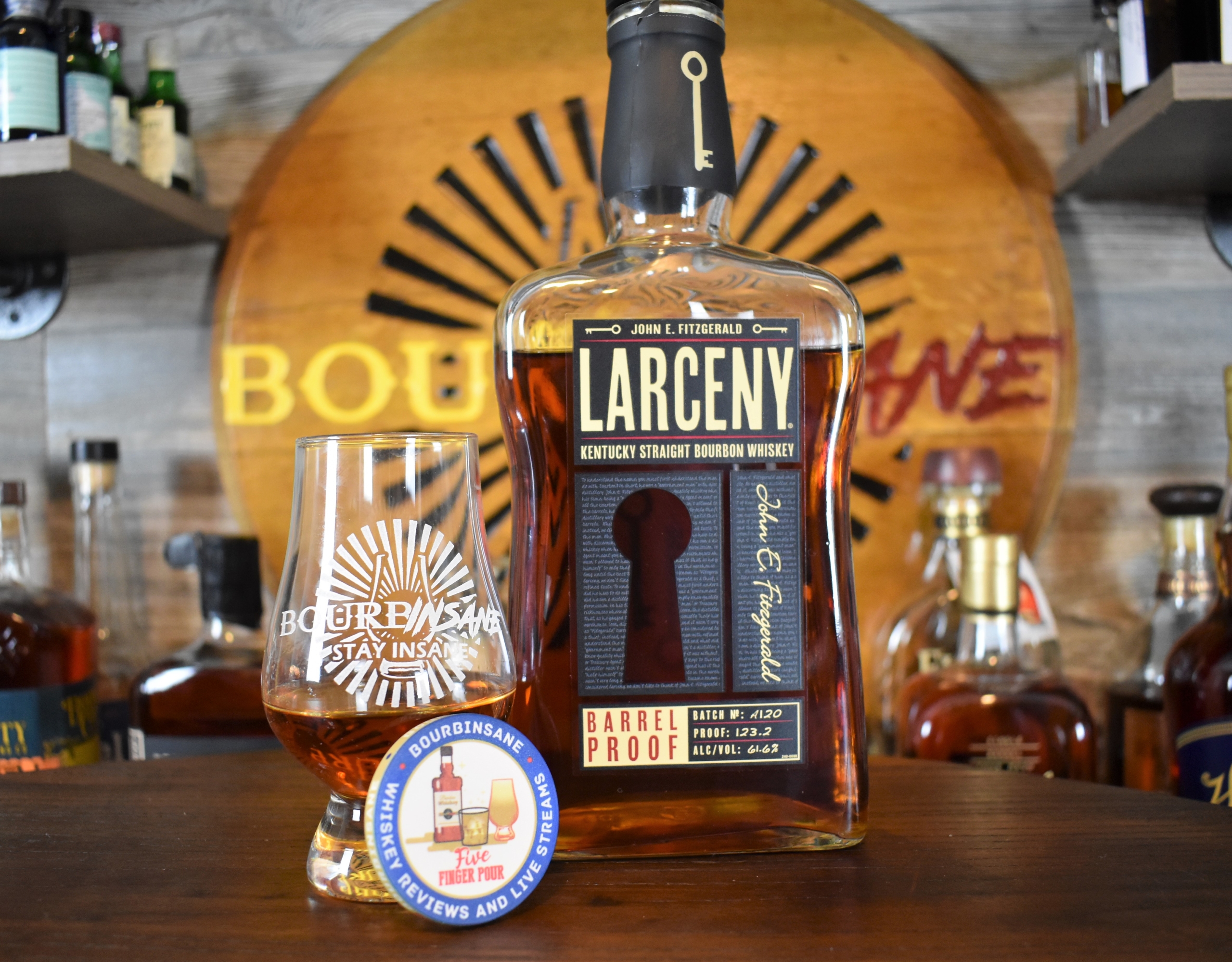 Larceny Barrel Proof Kentucky Straight Bourbon Whiskey Batch A120