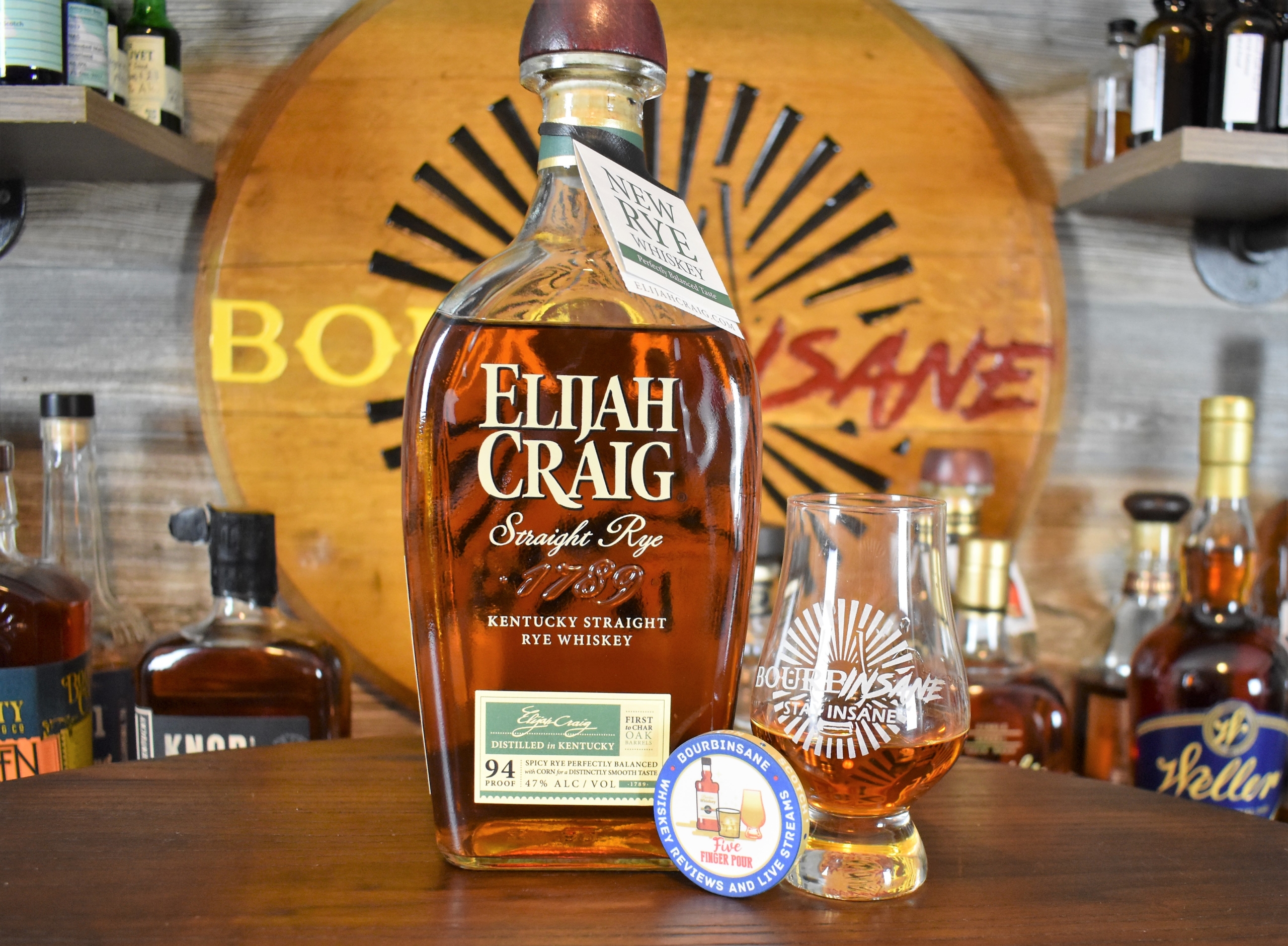 Elijah Craig Straight Rye Whiskey Review