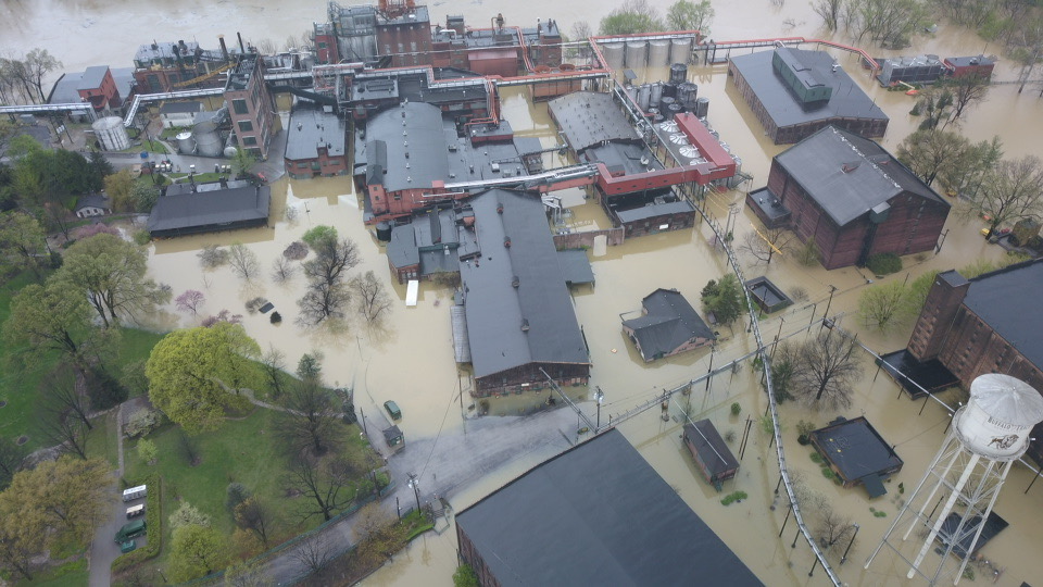 Buffalo Trace Distillery April 2025 Flood Update – Thursday, April 24