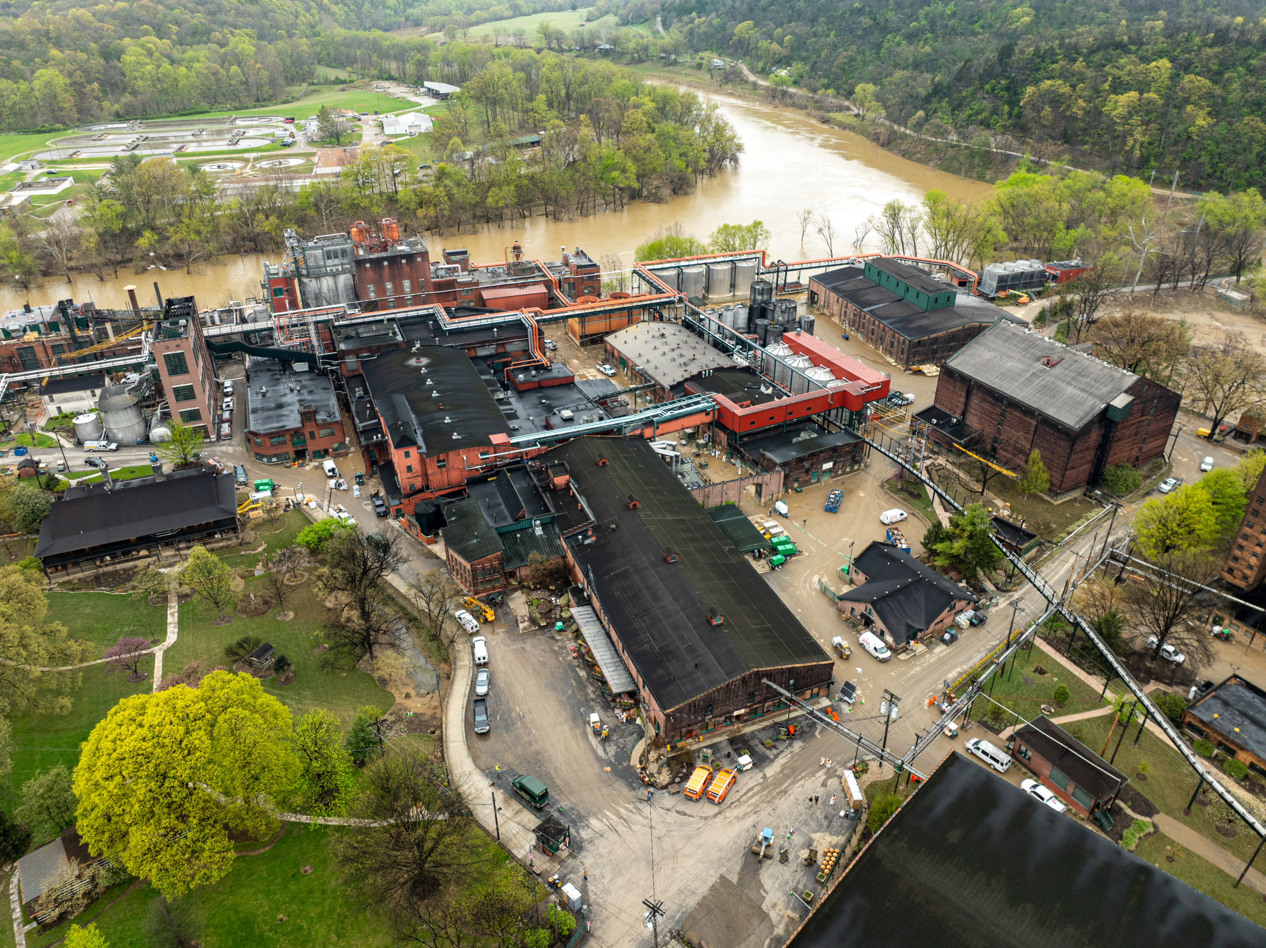 Buffalo Trace Distillery post flood April 11th 
