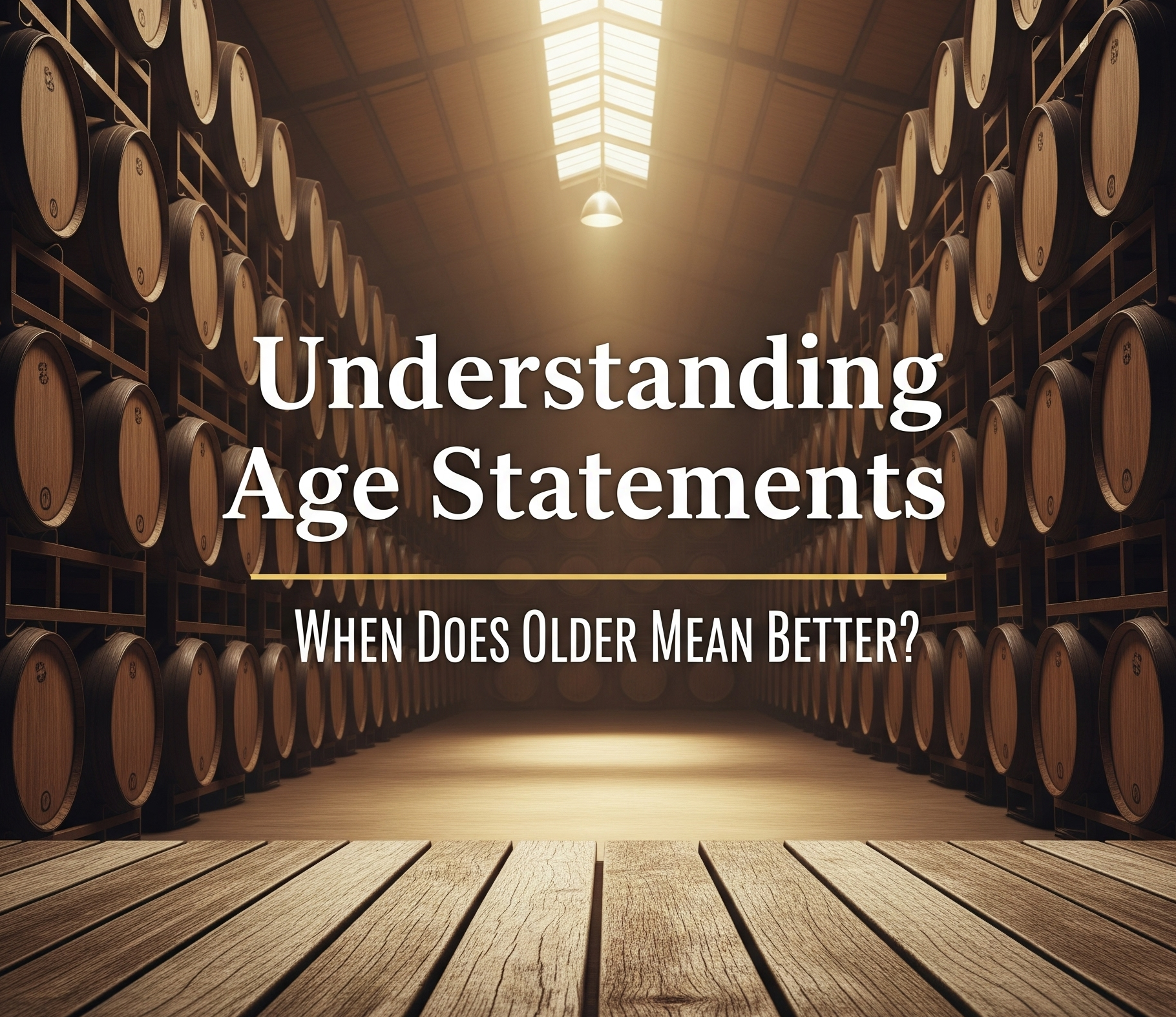 Understanding Age Statements: When Does Older Mean Better?