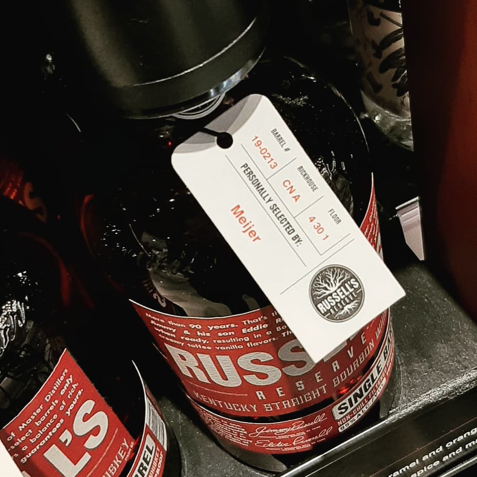 Russell's Reserve Single Barrel Select Bourbon