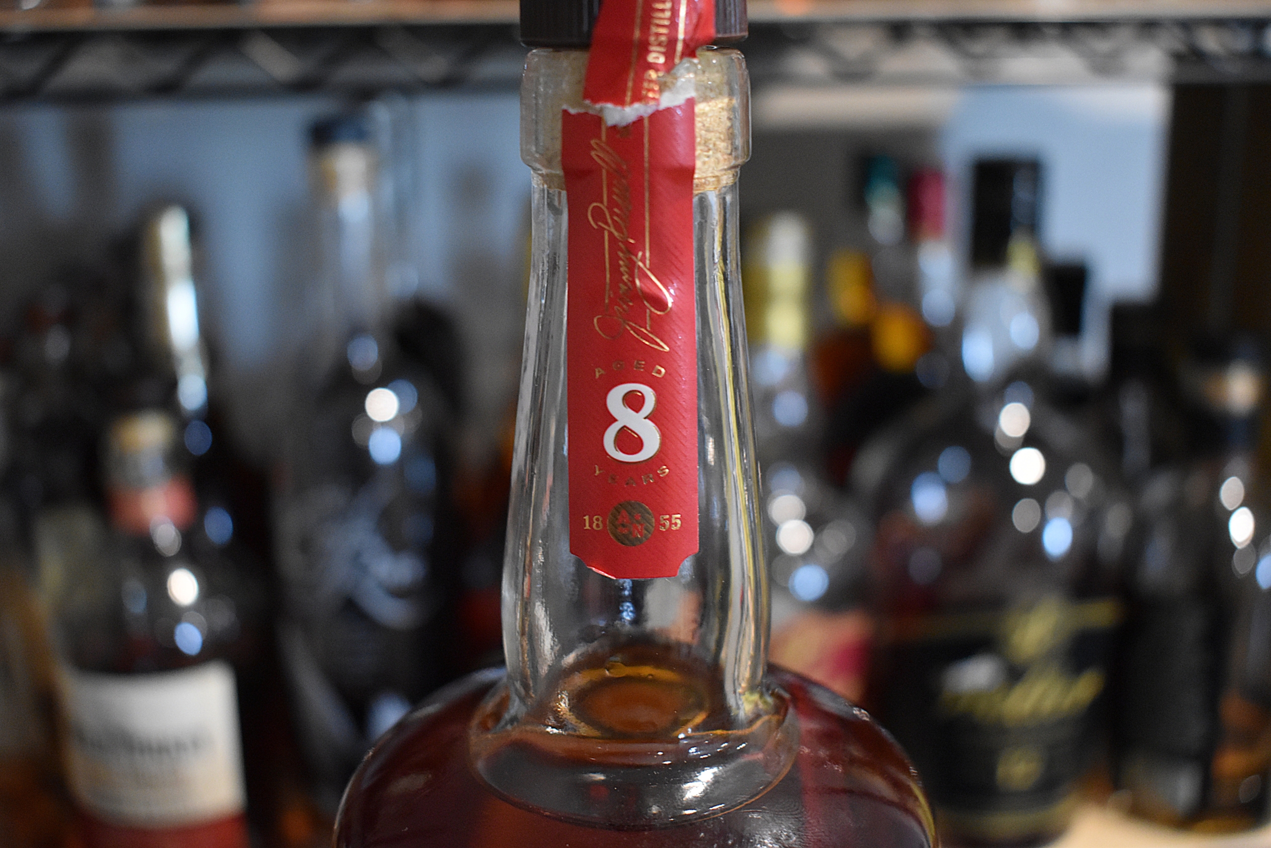 Wild Turkey 8 Year 101 Bourbon Bottle top label
