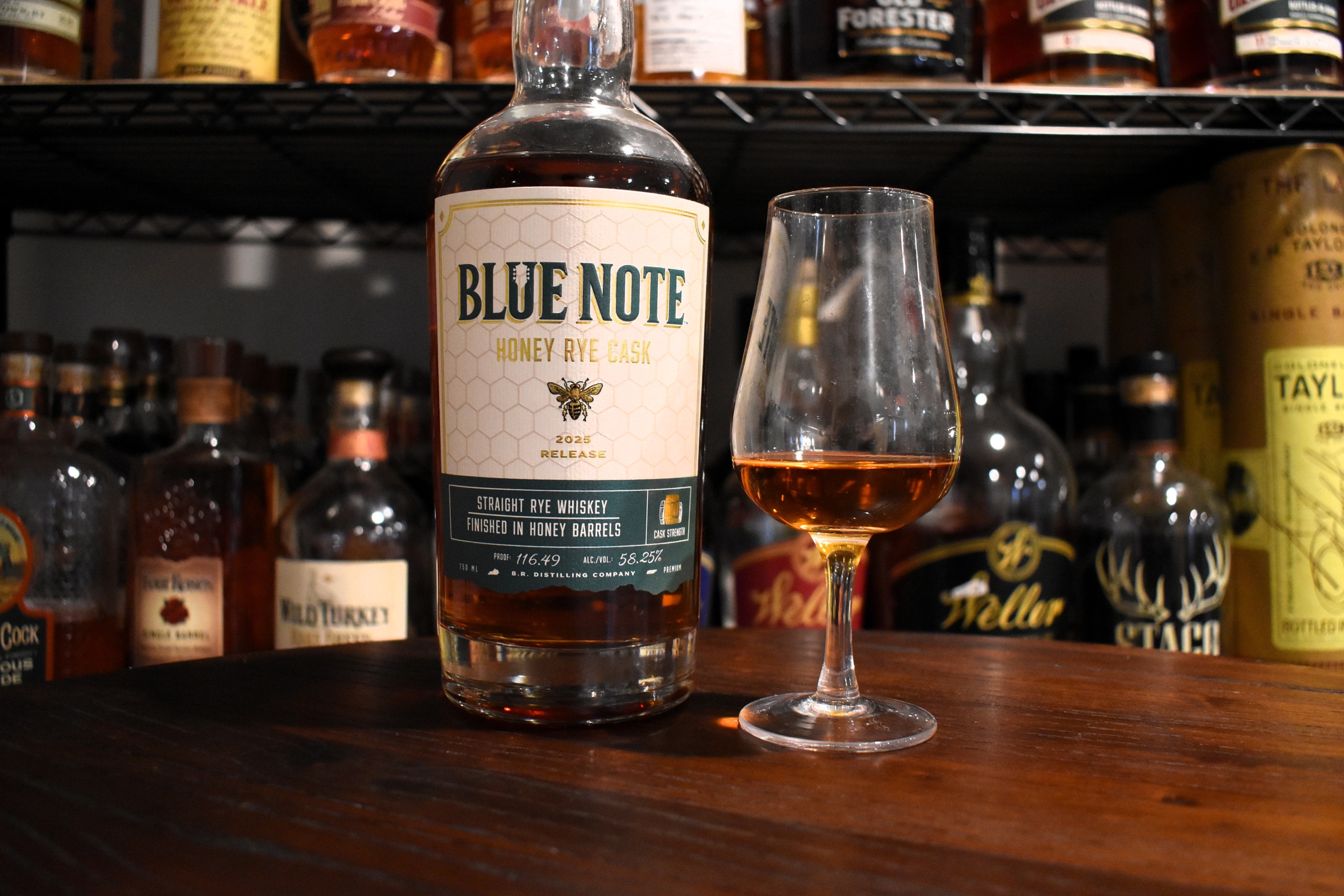 Blue Note Honey Cask Rye Whiskey