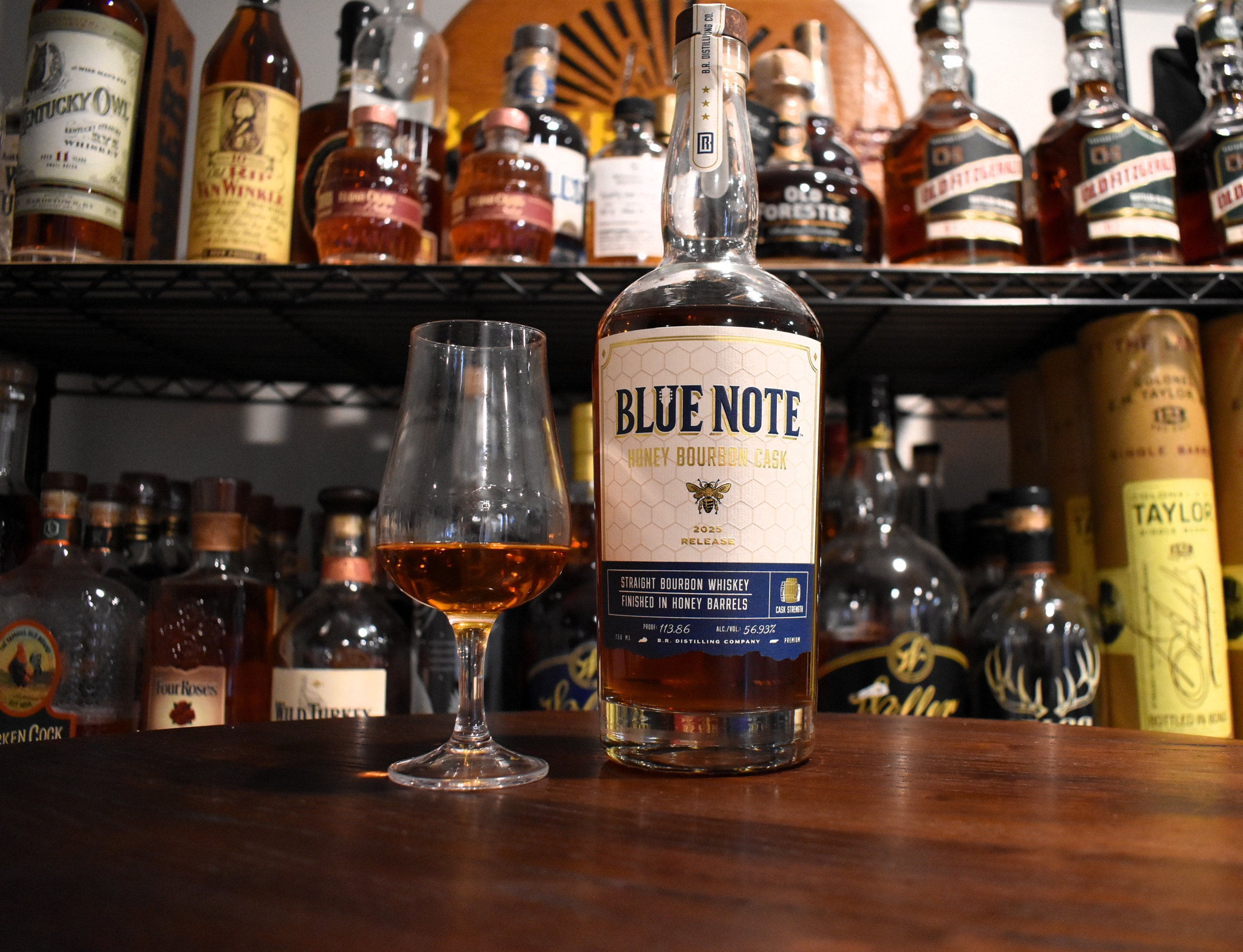 Blue Note Honey Cask Bourbon Whiskey
