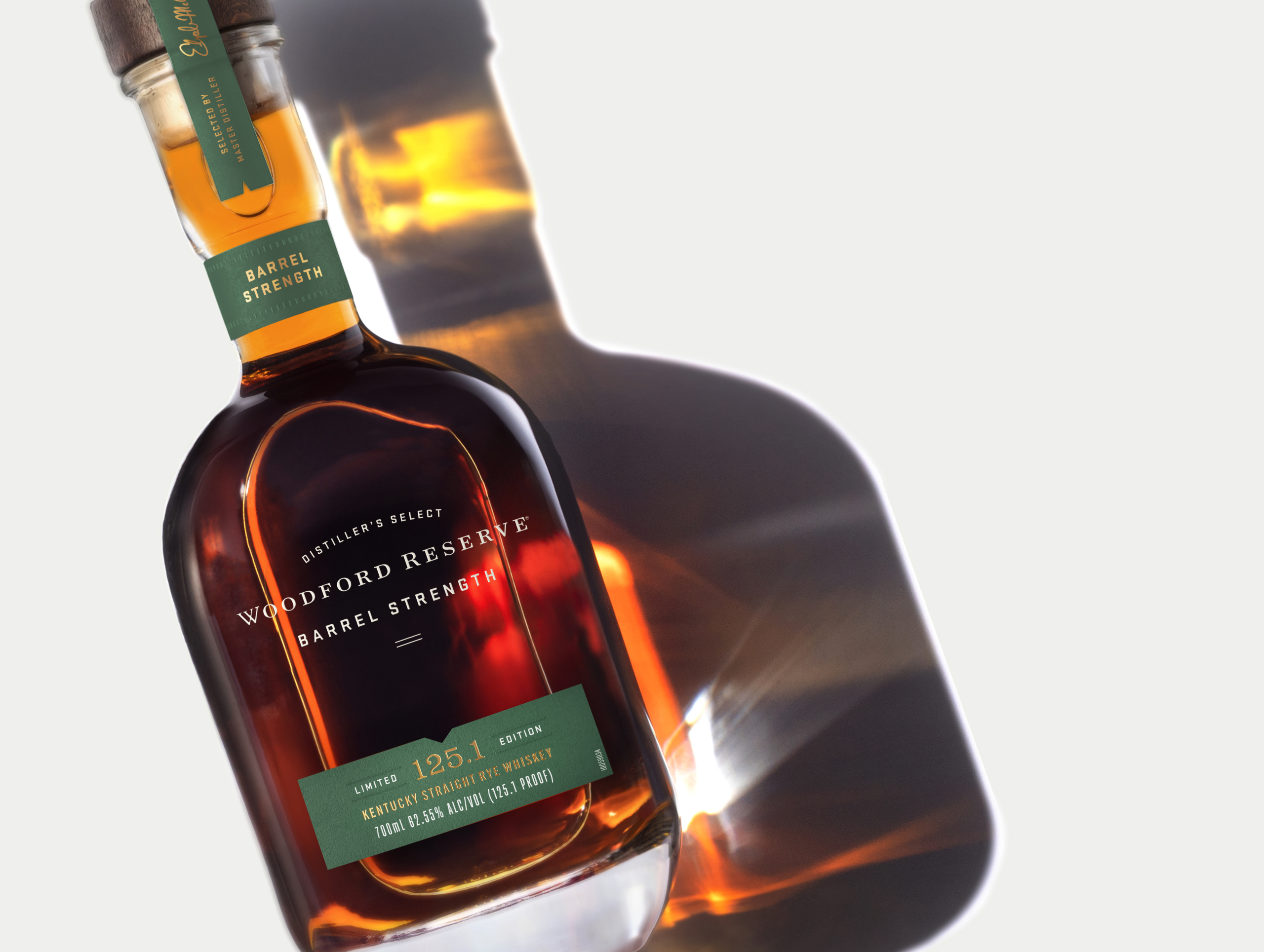 WOODFORD RESERVE RELEASES ITS FIRST HIGH-PROOF RYE:  BARREL STRENGTH RYE