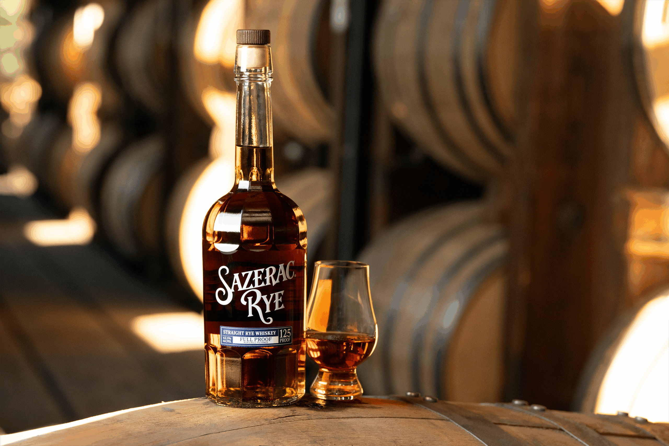 SAZERAC RYE WHISKEY FULL PROOF JOINS THE BUFFALO TRACE DISTILLERY PORTFOLIO