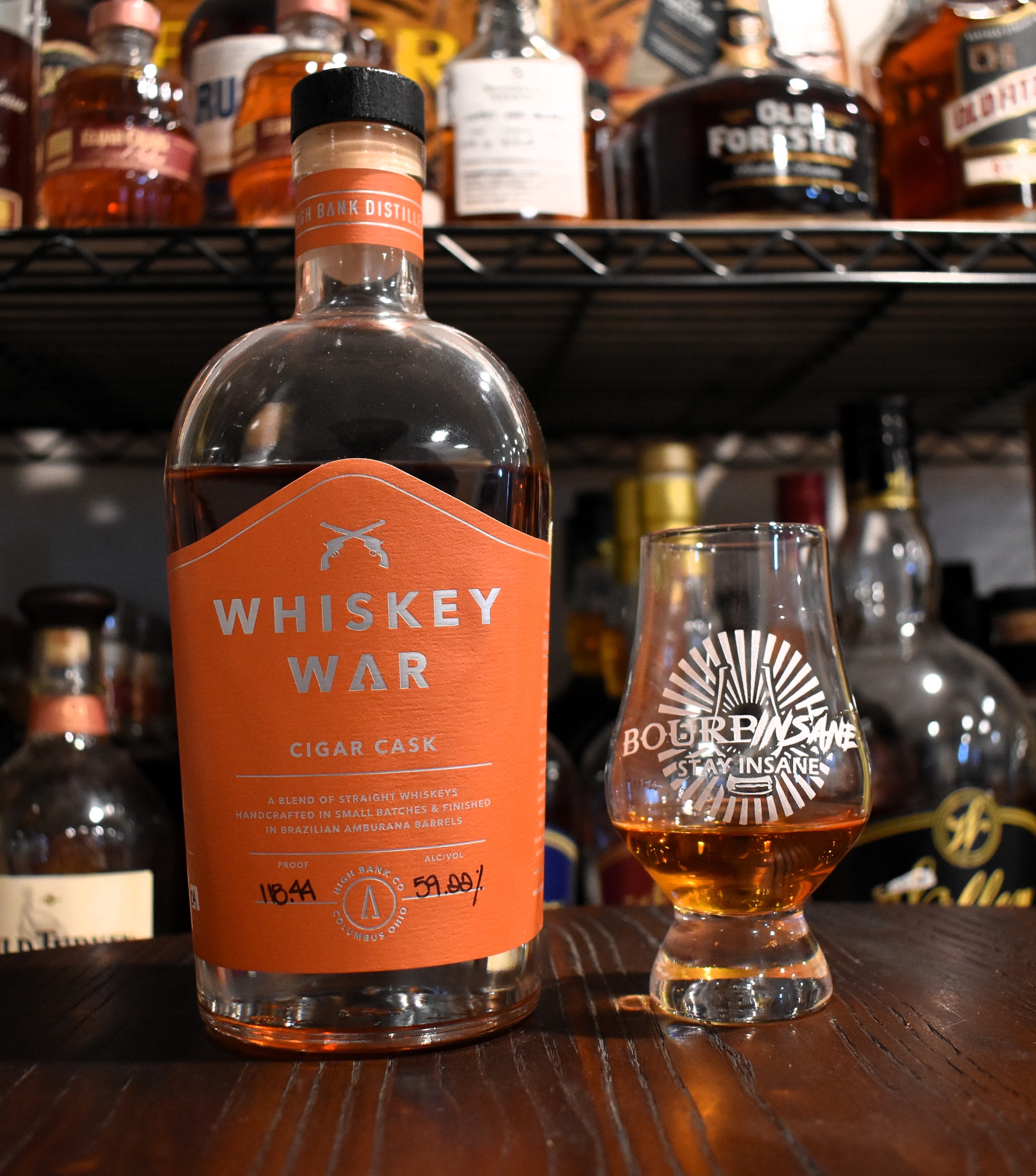 Whiskey War Cigar Cask